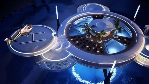 迪拜拟建全球唯一海底十星级酒店 酷炫似科幻