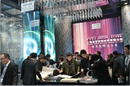 北京壁纸博览会现场 凯蒂罗兰壁纸受热捧