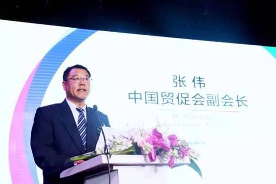 中國貿促會副會長張偉致辭