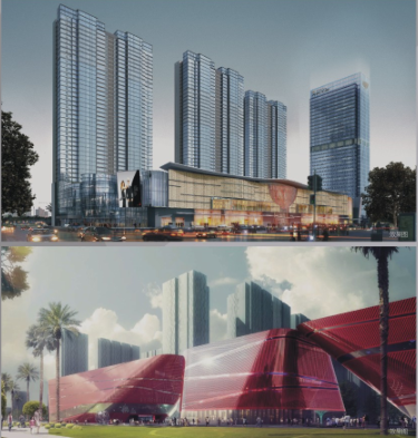 万科广场效果图