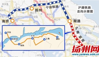 沪通铁路明年开工 市民家门口坐动车2小时直达