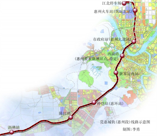 莞惠城轨惠州段年底有望通车 买周边楼盘等升值