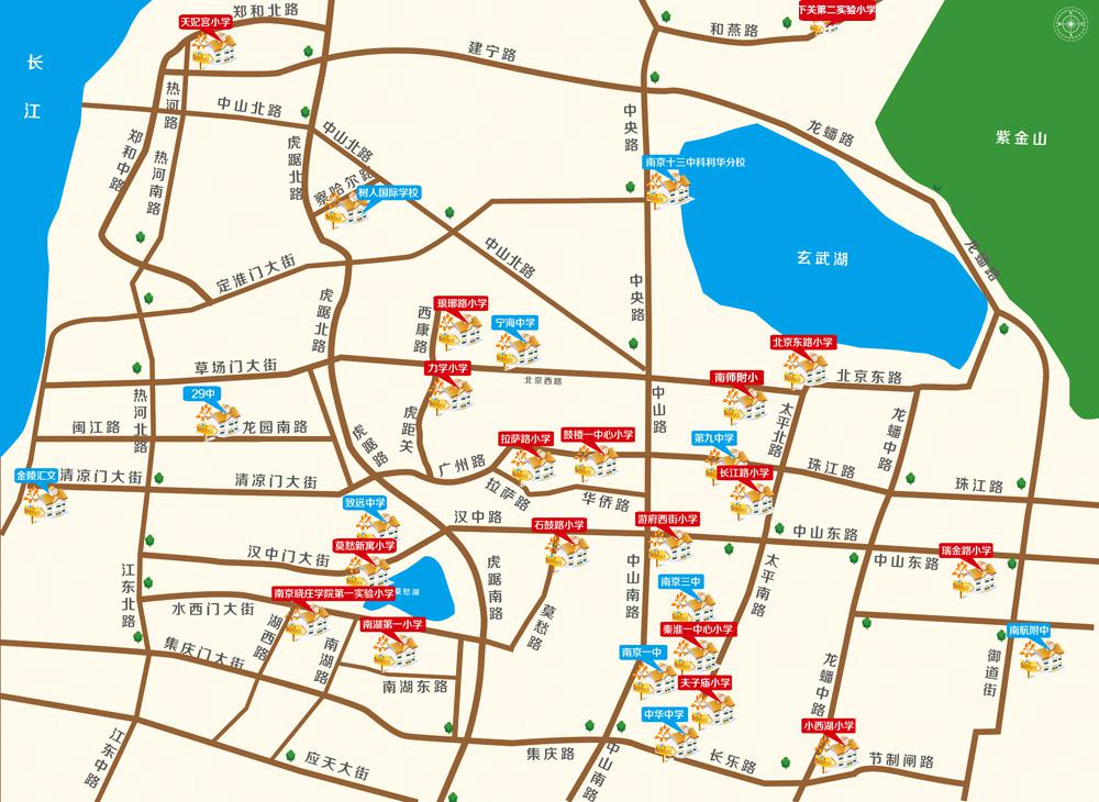 南京市学区房地图