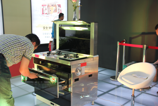 上海廚衛展帥豐集成灶展位