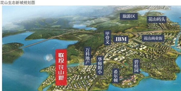 花山生态新城规划图