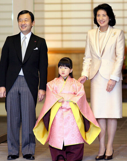 日本皇太子德仁和太子妃雅子的女儿--爱子公主