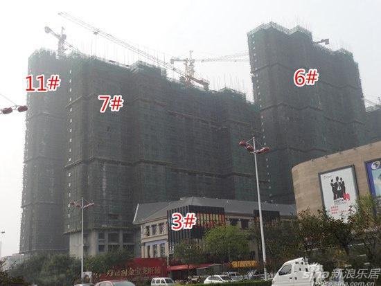10月27日新乡宝龙城市广场二期项目最新工程