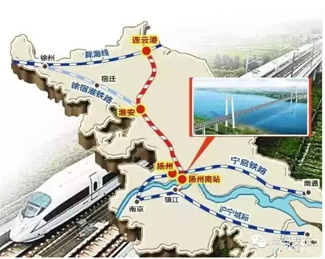 连云港至镇江铁路五峰山特大桥即将开建