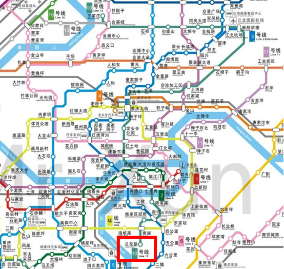 重庆轨道规划图
