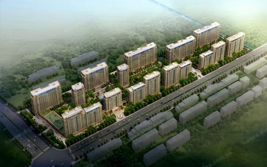 图为协安蓝郡鸟瞰图