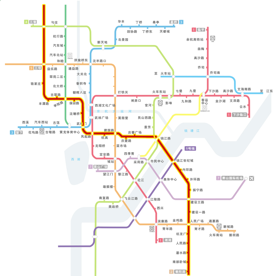 杭州地铁2号线沿线楼盘布局解读