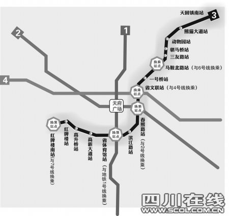地铁3号线预计5月空载试运行 哪些片区房价会受影响?