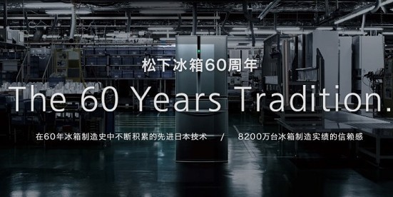 从1953年松下研发出第一台现代冰箱开始,松下已经在专业冰箱制造之路上前行了整整60年,60年中松下不断创新科技,挑战自我,于1972年以创造性思维推出松下第一台双门风冷无霜冰箱,后经过41年的的拓展和积淀,松下在制造风冷无霜冰箱方面有非常丰富的经验和领先的技术。