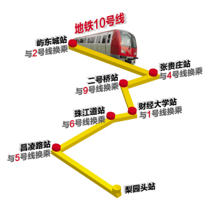 天津地铁10号线南段工程年内启动:可与6条线路