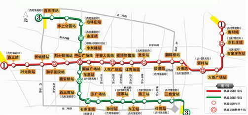 地铁1号线线路规划图