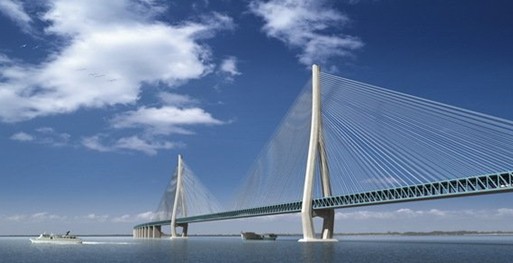 沪通铁路跨江大桥月底正式开工