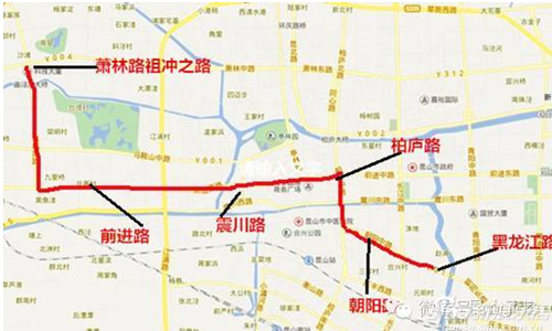 昆山有轨电车直通上海 哪条线经过你家(图解)