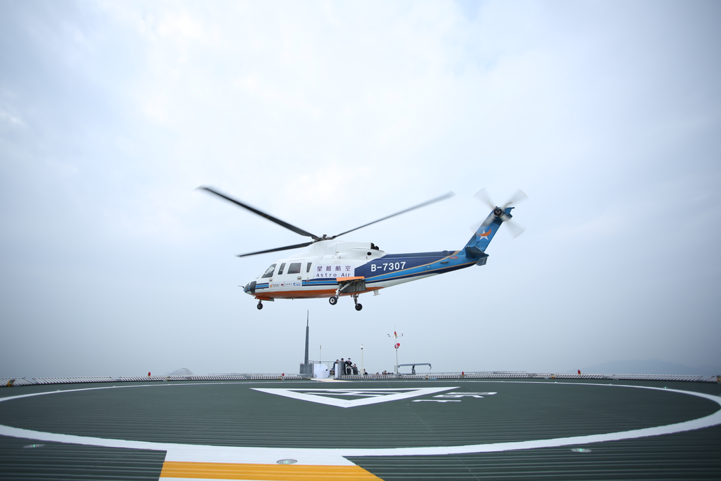 国内首次开通城际直升机航线 广州去深圳珠海