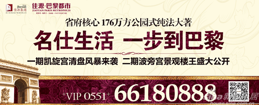 合肥滨湖佳源巴黎都市名仕生活 一步到巴黎