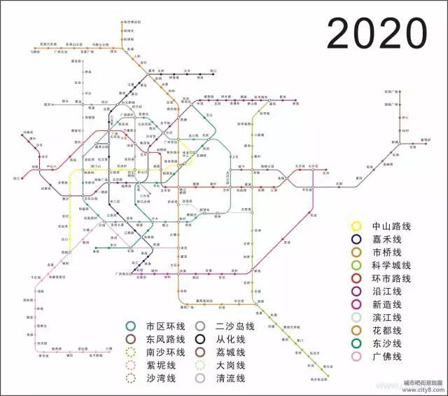 广州地铁新规划:18号线被定位为南沙快线!
