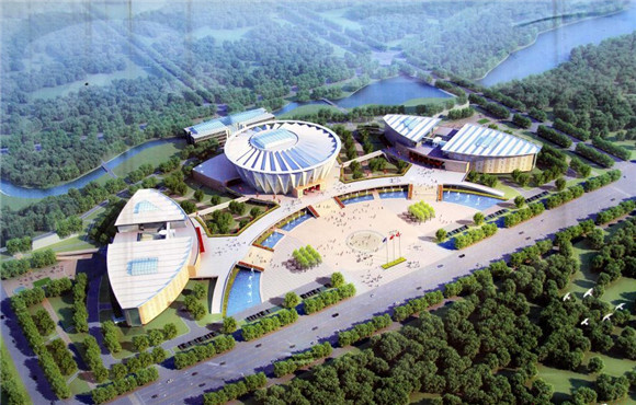 邵阳文化艺术中心主体工程计划年底竣工