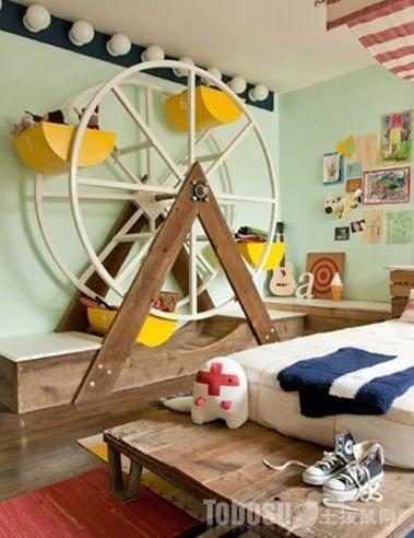 儿童房童趣创意收纳 小空间大利用