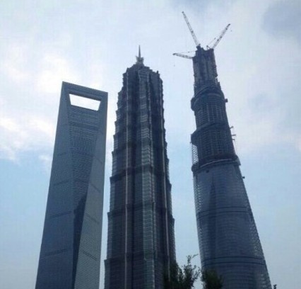 上海新建高楼造型遭调侃 被称厨房三件套(图)