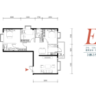E3户型126㎡三房两厅两卫