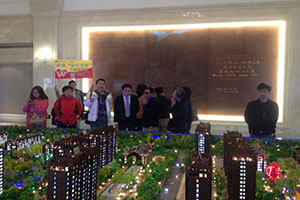 北京城建上河湾看房团盛况