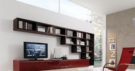 欧式电视背景墙 给客厅一个完美组合