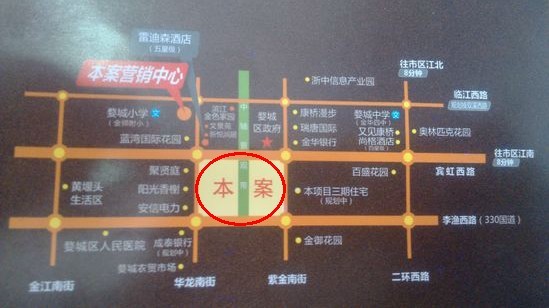 昆侖大廈區位圖