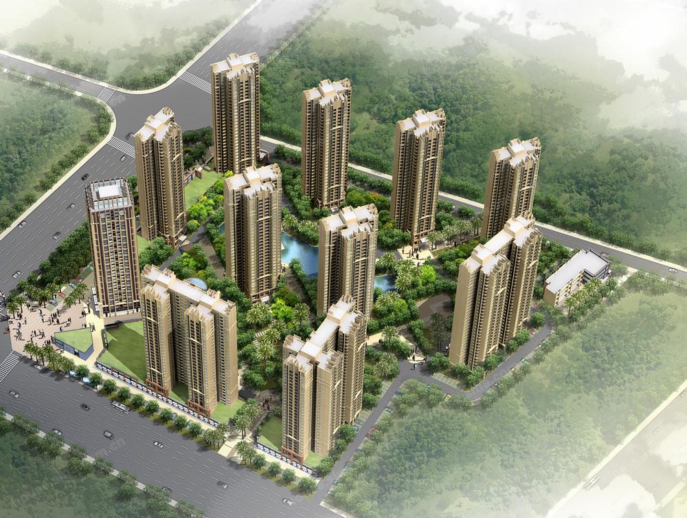 万科城市花园效果图