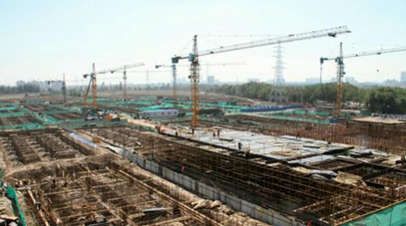 香港皇室控股集团广丰商贸城项目正在紧张施工