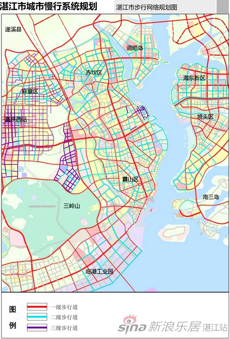 湛江市城市慢行系统规划公示(草案)