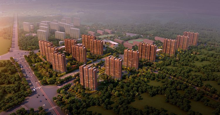 中国铁建国际花园社区规划图