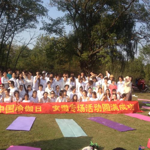 步达瑜伽-中国瑜伽日安徽专场活动圆满结束