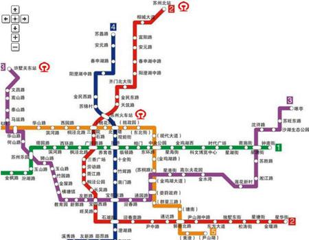 轻轨2号线线路图