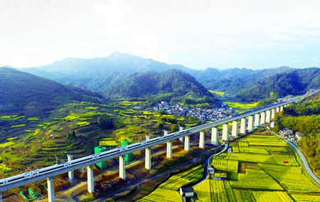 中国最美高铁线路今日通车 一站一景沿途全都
