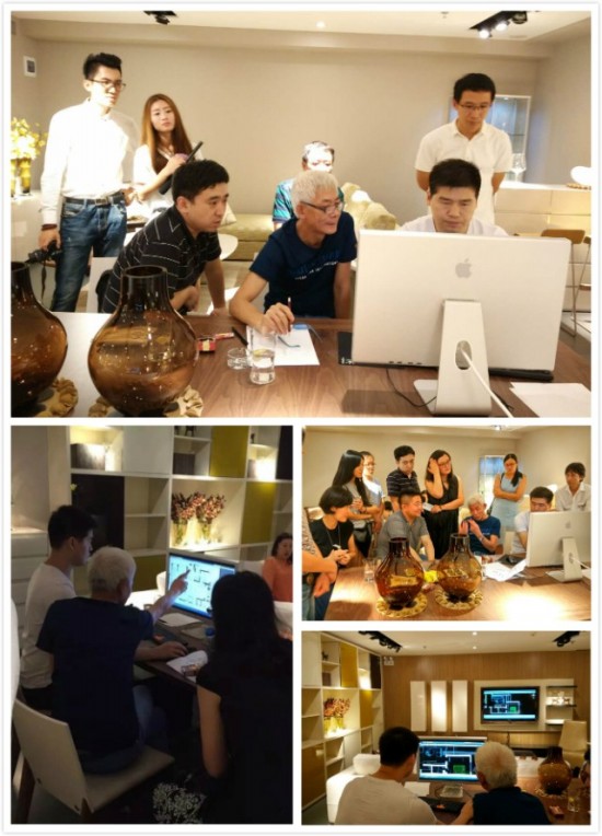 梁少禧先生现场为迪信粉丝设计房子 梁少禧先生现场为迪信粉丝设计房子