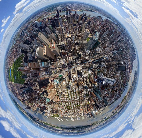 世界名城3d全景图如置身魔幻气泡