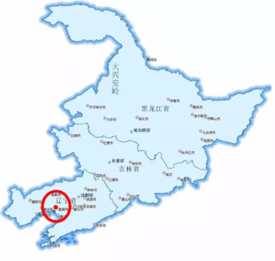 东北三省地图
