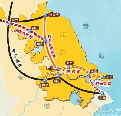 扬州规划建设高铁站枢纽 推动连淮扬镇铁路开