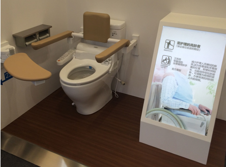 TOTO坐便器新功能扶板