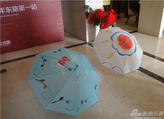 帝奥 给老师的礼物 大型DIY活动手绘雨伞圆满落