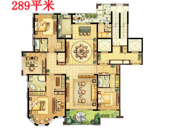 万濠华府最大户型图