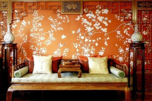 中式风格背景墙