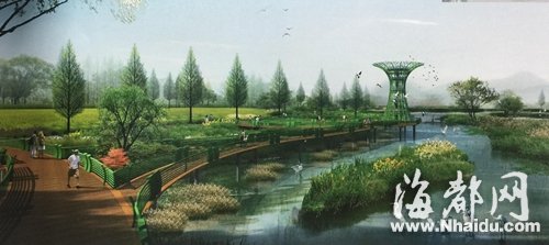 福州最拉风城市湿地-龙祥岛水域将成公园