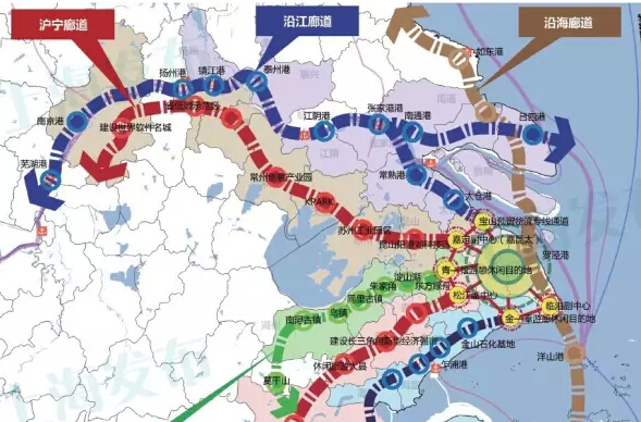 上海规划联系南通北沿江城际铁路通道