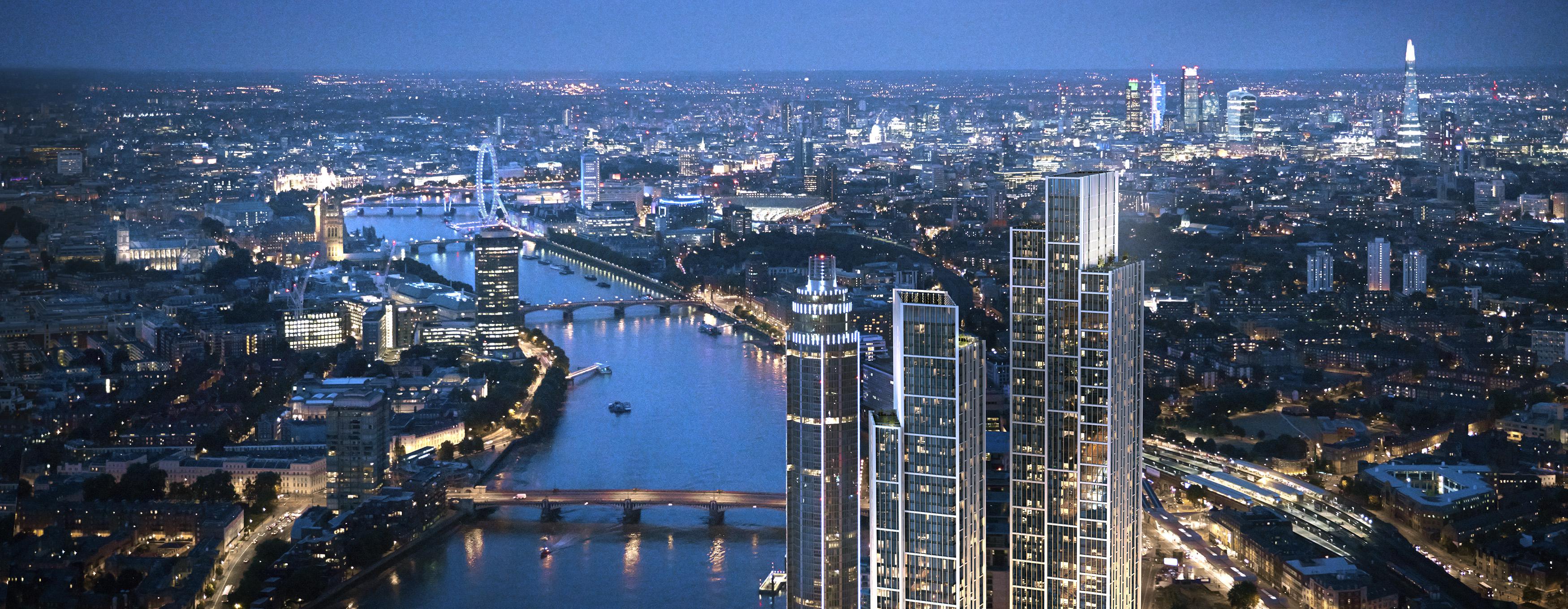 万达海外加速布局 首个项目伦敦ONE即将入市(组图)_新浪房产_新浪网