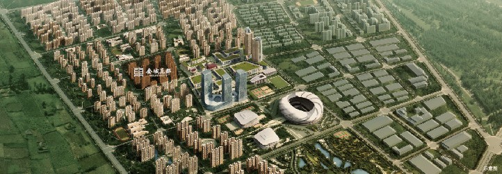 图为金第万科·金域东郡规划图